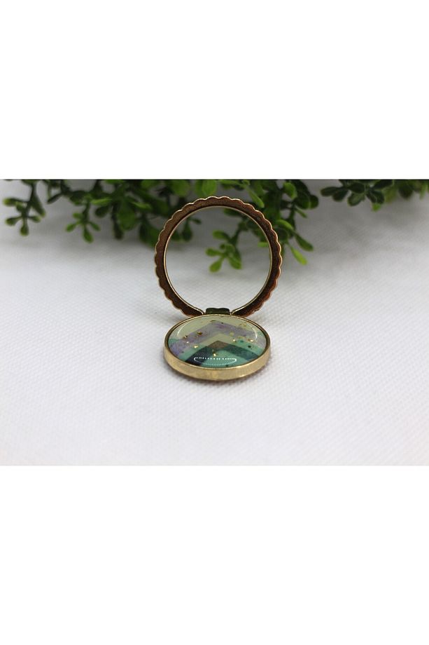Popsocket Telefon Tutacağı Yüzük Demir Model ve Desenli Parmak Tutucu - 3