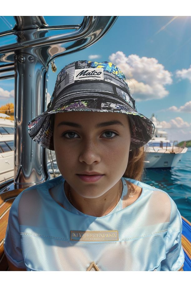 Matco Sailing - Renkli Desenli Unisex Balıkçı (Bucket) Şapka - 2
