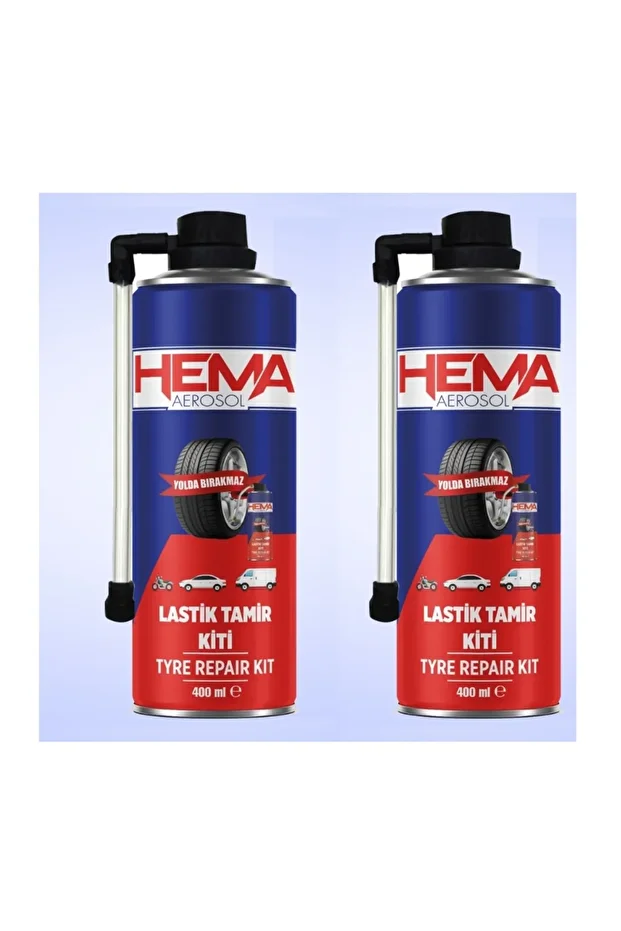 Lastik Tamir Kiti 400 Ml. x 2 Adet - 1