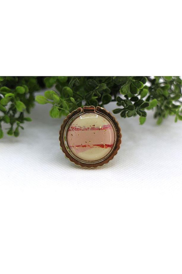Popsocket Telefon Tutacağı Yüzük Demir Model ve Desenli Parmak Tutucu - 1