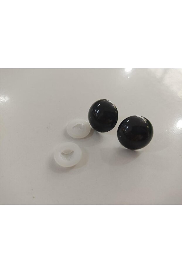 Amigurumi Screw-on Eyes 24 mm Black (10 Pieces - 5 Pairs)