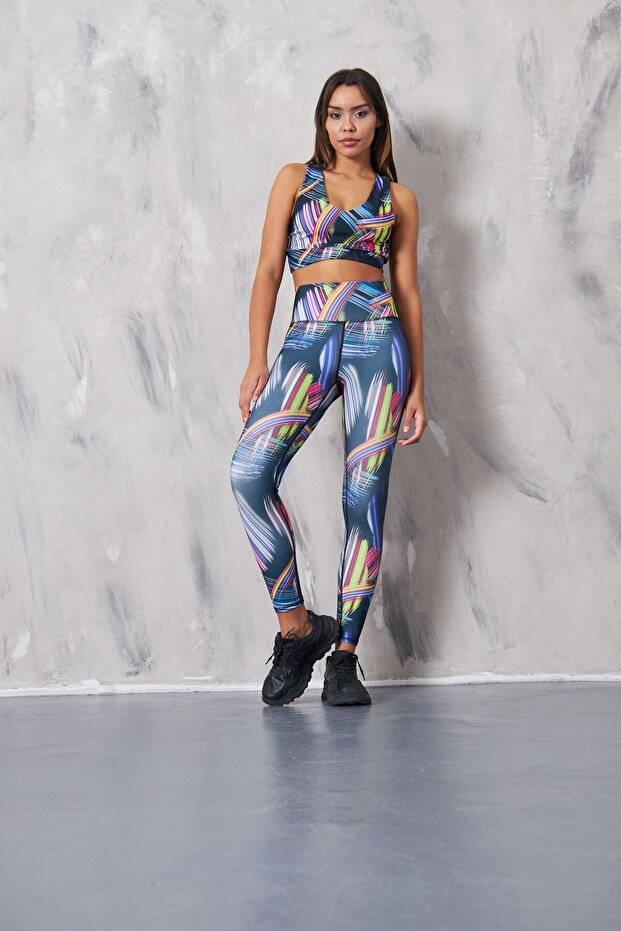 Patterned tights Rainbow - 6