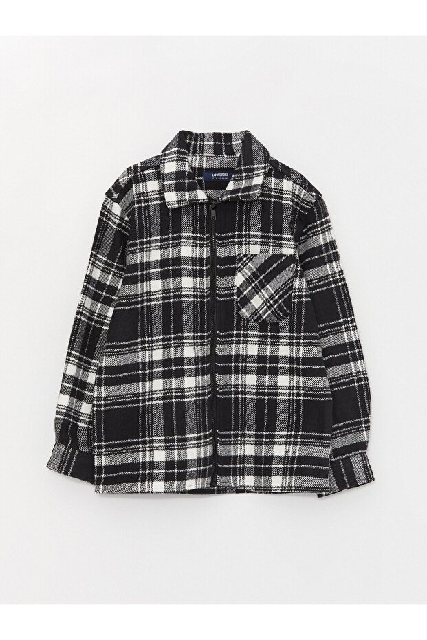 Lcw Kids Plaid Long Sleeve Boys Shirt Jacket (W3)