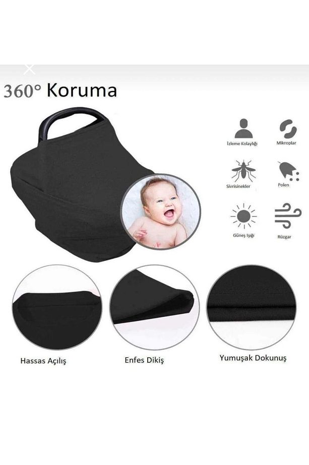 Fonksiyonel Ana kucağı Puset Ve Emzirme Örtüsü - 5