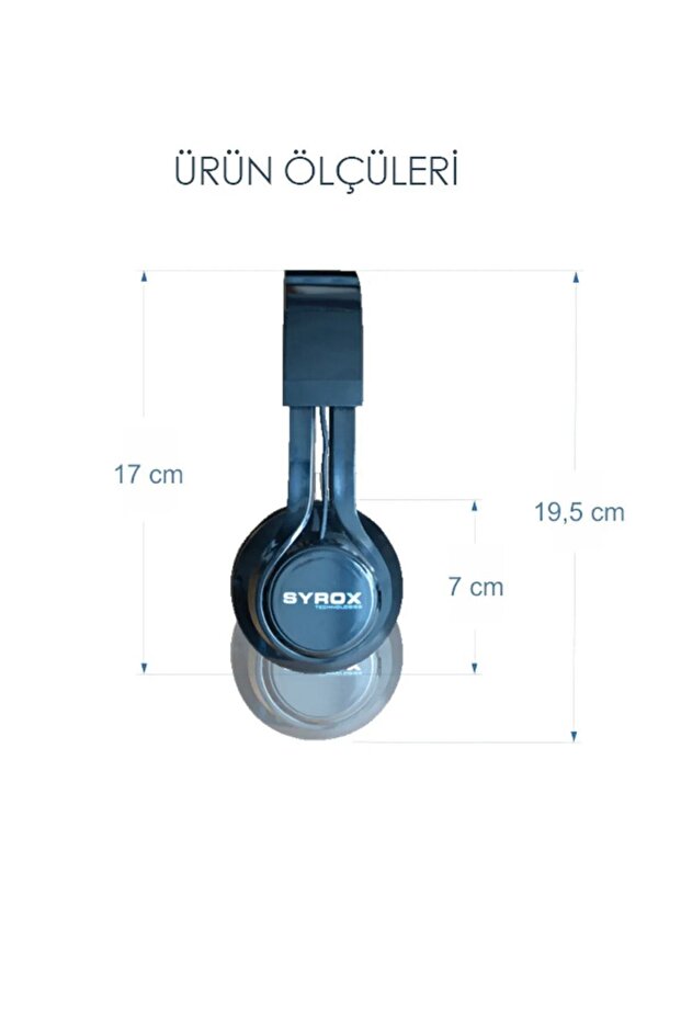 Kablolu Mikrofonlu Kulaküstü Ayarlanabilir Bantlı Süper Bass Orijinal Kulaklık (bluetooth Yoktur) - 3