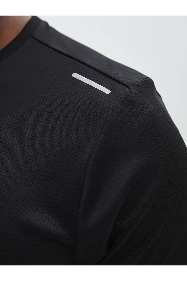 LCW Active DRY-TECH Bisiklet Yaka Kısa Kollu Erkek Tişört - 4