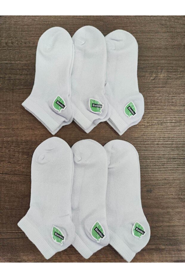 Children's 6 Pairs Seamless Bamboo Short Summer Booties Socks