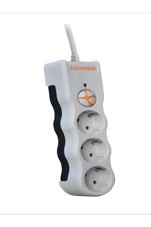 TUNCMATIK POWERSURGE 3-SURGE PROTECTION PLUG-1050 JOULE-WHITE WITH CABLE - 2