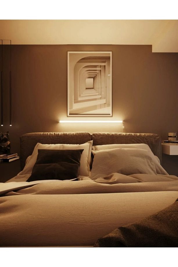 Uzaktan Led Abajur Aplik Gece Lambası Rgb 256 Renk Lambader Yuksek Işık Sistemi / 120cm - 5