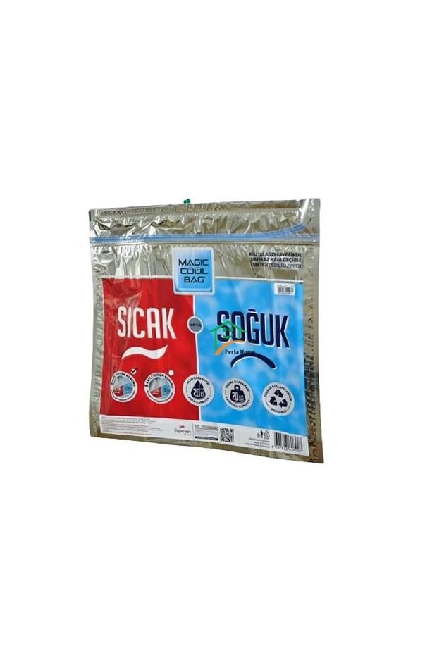 Magic Cool Bag Sıcak Soğuk Taşıma Torbası 50x50x10 Cm 20 kg 3 Adet Isı Yalıtımlı Torba Poşet - 1