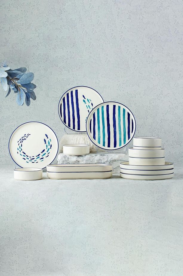 14 Parça Marin Stackable Kahvaltı Takımı¥i Yıl Sofralarınız Renklensin - 3