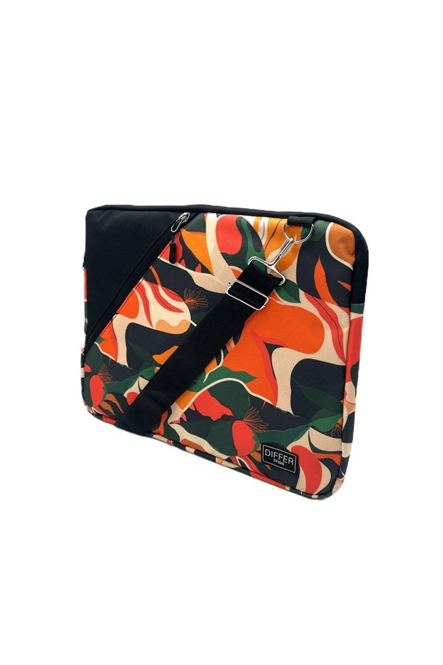 15.6'' Inch Orange Abstract Leaf Pattern Waterproof/laptop/macbook/notebook/case/bag