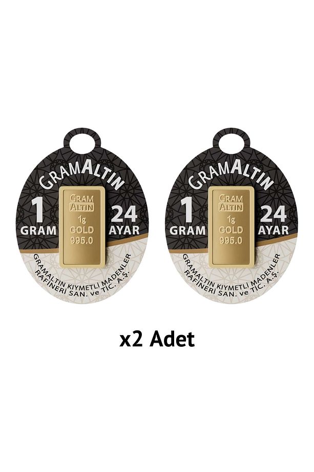 1 gr 24 Ayar İAR Gram Altın 2 Adet - 1