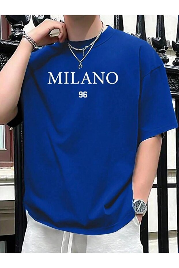 Milano Printed Cotton Short Sleeve (Oversize) Tshirt