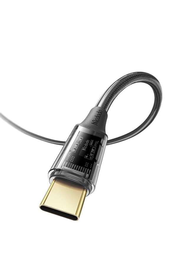 CA-2110 100W TYPE-C TO TYPE-C VERİ AKTARIM VE ŞARJ KABLOSU 1,2M SİYAH - 3