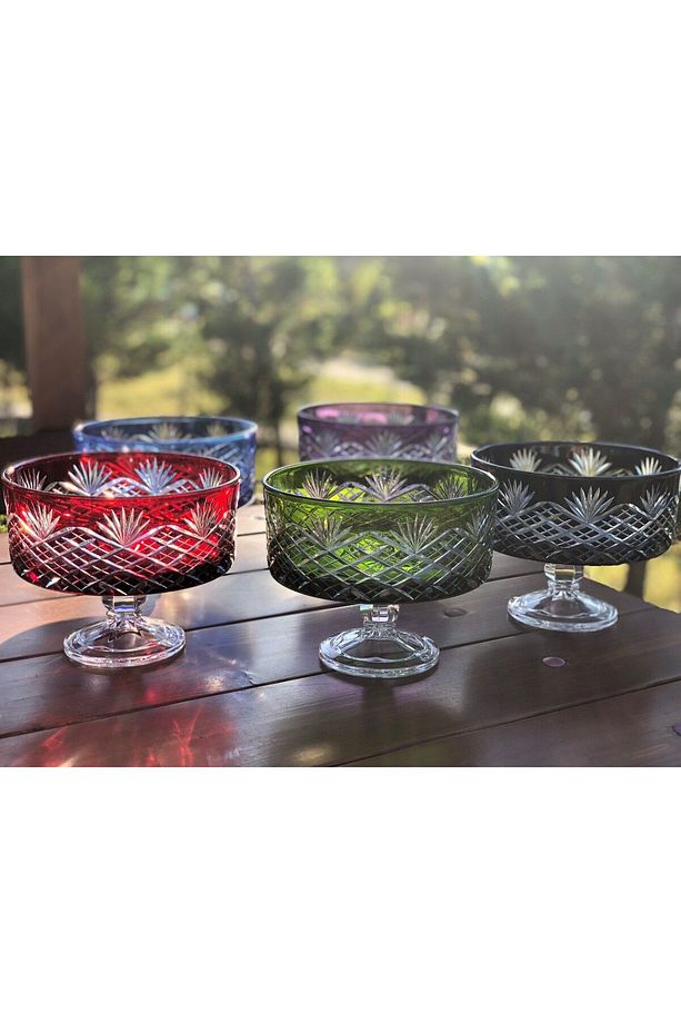 Bohemia Kristal El yapımı kase 1 ADET - 1