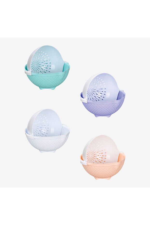 Rotating Mechanism & Swivel Strainer 2500 ml Strainer and Washing Container - 4