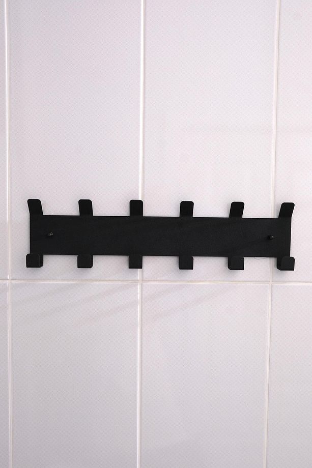 Metal Siyah Amerikan Kapı Arkası Yapışkanlı Askılık Banyo Askılık Ve Duvar Askısı Kapı Askısı Mt84s - 3