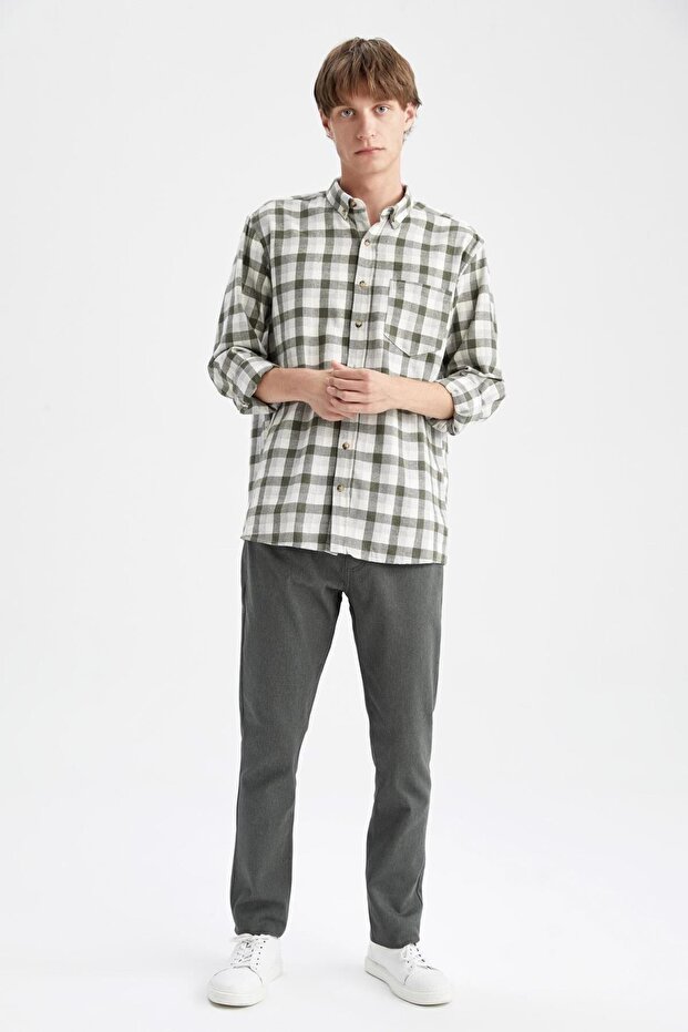 Slim Fit Pantolon - 8