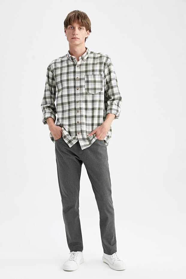 Slim Fit Pantolon - 7