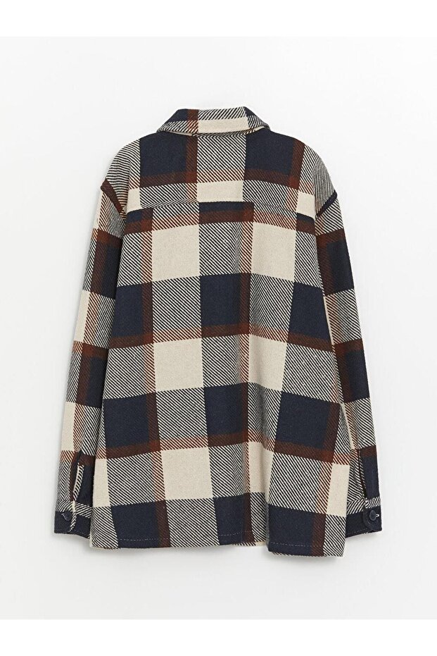 LCW Vision Regular Fit Uzun Kollu Ekose Erkek Oduncu Gömlek Ceket (W3) - 2