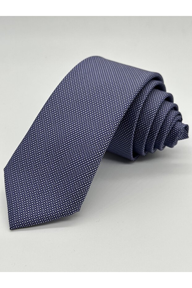 ربطة عنق رفيعة بنمط رملي أرجواني - 2