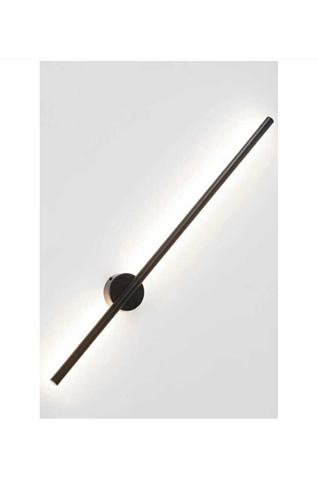 Siyah Led Aplik Tekli Duvar Apliği Salon Koridor Otel Restoran Dekoratif Aplik - 1