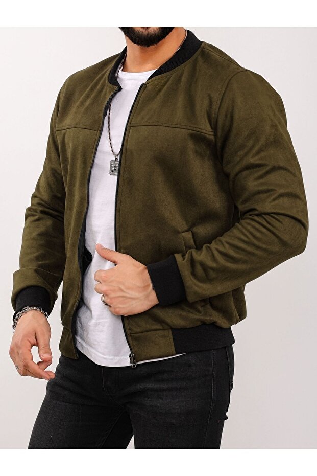 سترة إريك من جلد الغزال - 1