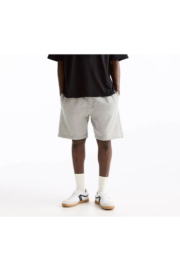 unisex oversize şort gri - 2