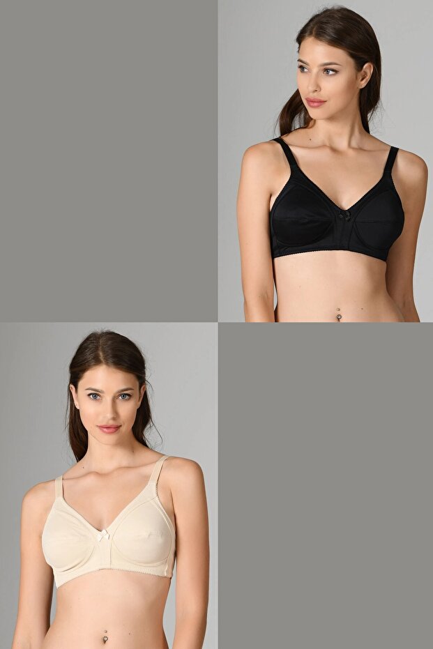 2-Pack Supportless Wireless Collecting Bra Nbb350 - 1