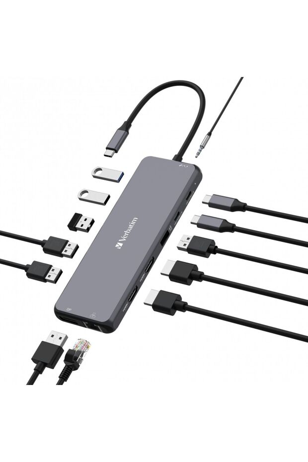 32153 USB-C PRO 13 PORT ÇOK BAĞLANTILI HUB CMH-13 - 3