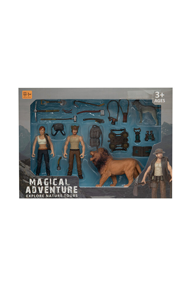 2'li Figürlü Aslanlı Savunma Seti - 2