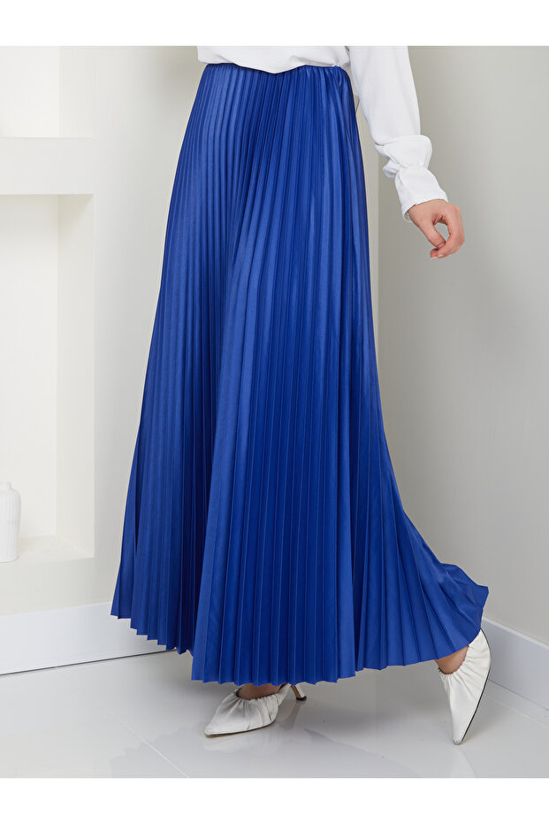 Fustă plisată damă - Model Basic cu Talie elastică - 4