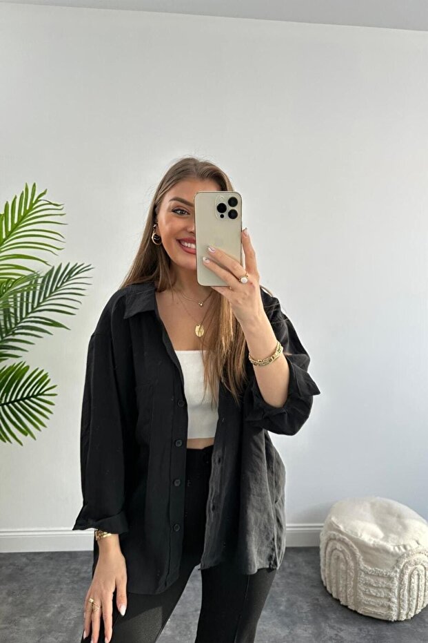 Lüx Kalite Basic Salaş Gömlek - 3