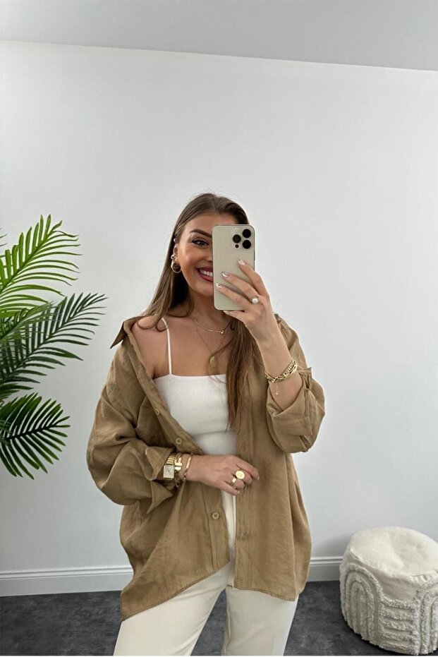 Lüx Kalite Basic Salaş Gömlek - 2