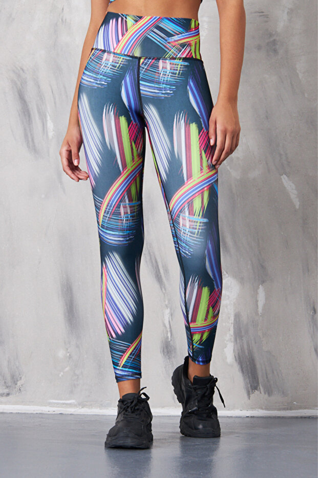 Patterned tights Rainbow - 2