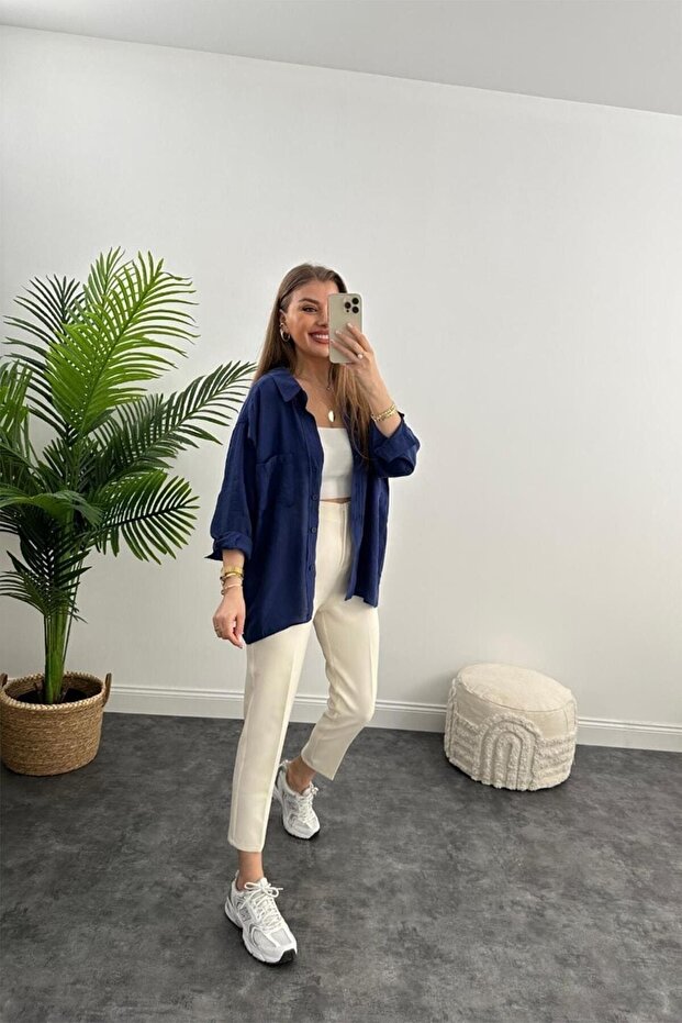 Lüx Kalite Basic Salaş Gömlek - 4