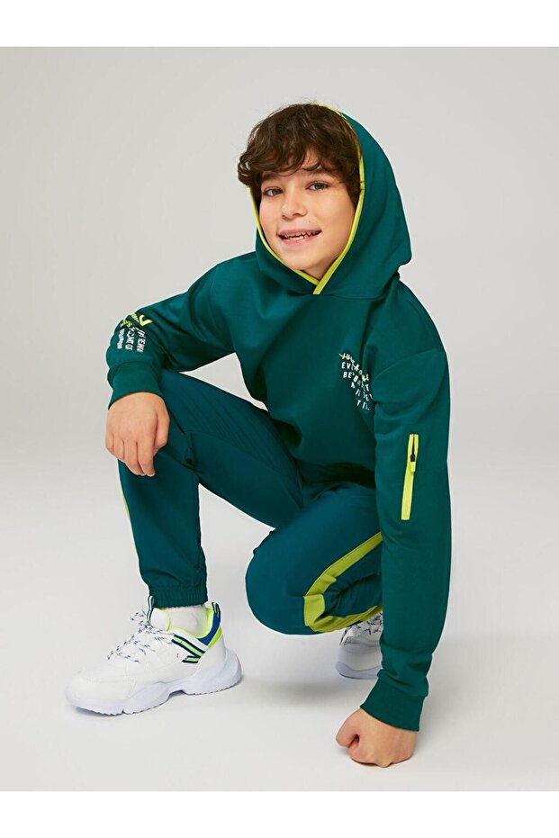 LCW Kids Beli Lastikli Basic Erkek Çocuk Jogger Pantolon - 3