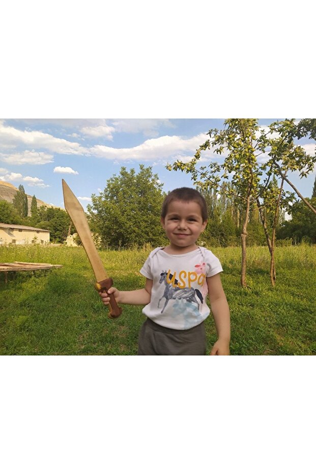 AHŞAP OYUNCAK KILIÇ - 5