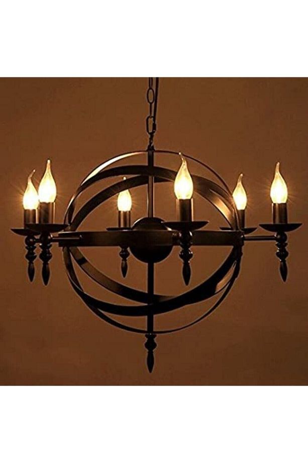4w Dimmerli Avizeler Için Dekoratif Rustik Kıvrık Led Ampul E-14 Duylu 3200k Sarı Işık 5 Adet - 4