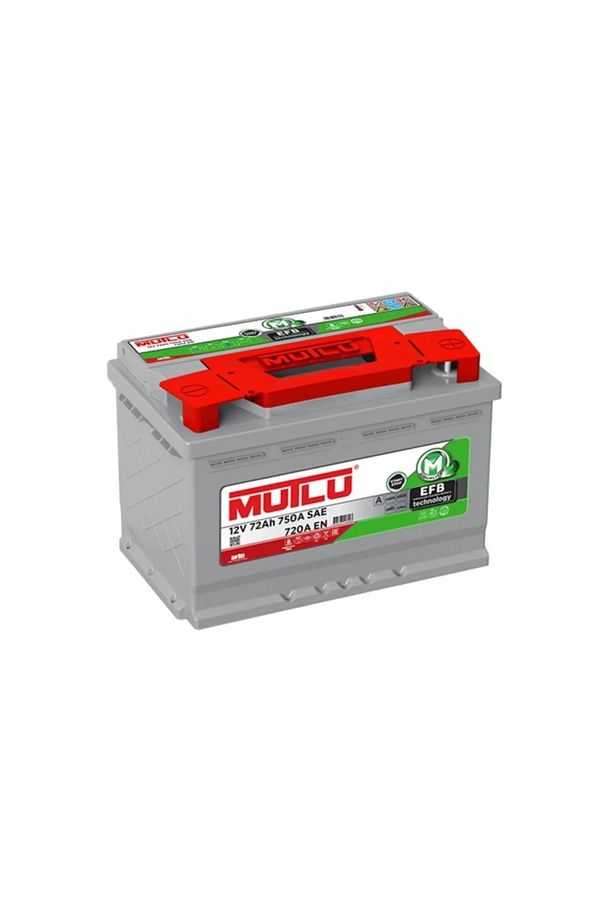 12 VOLT 72 AMPER EFB ( START - STOP ÖZELLİKLİ ) MUTLU AKÜ - 1