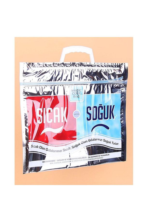Magic Cool Bag Sıcak Soğuk Taşıma Torbası 50x50x10 Cm 20 kg 3 Adet Isı Yalıtımlı Torba Poşet - 2