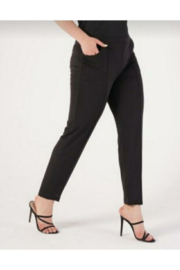 بنطلون سيندي كلاسيكي مقاس كبير - 1