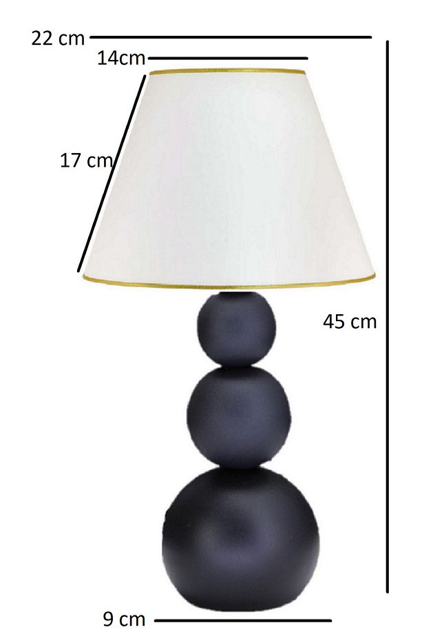 2 Adet Kumaş Başlık Metal Ayaklı masa lambası gece lambası yatak başı lambası - 3