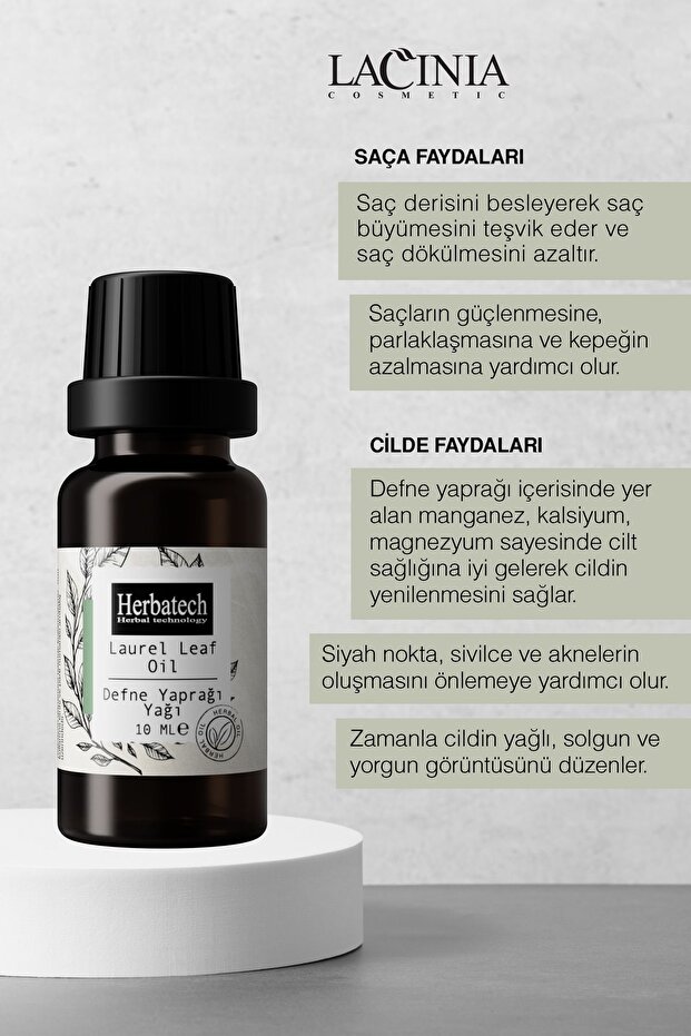 Doğal Defne Yaprağı Yağı 10 ml - Kas Ve Eklem Rahatlatıcı, Saç Derisi Güçlendirici - 2