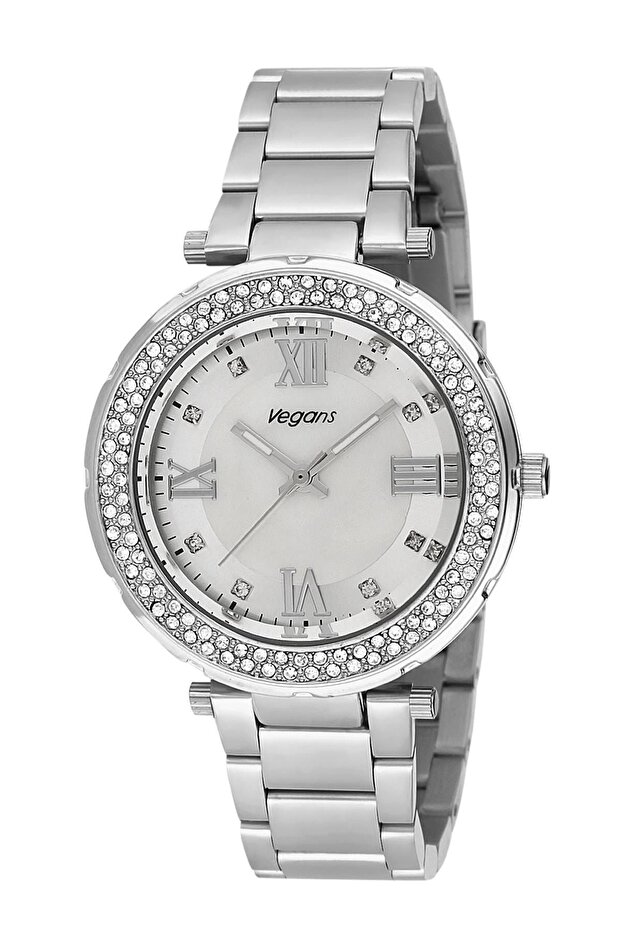 2607 Çelik Kordonlu Kadın Kol Saati - 1