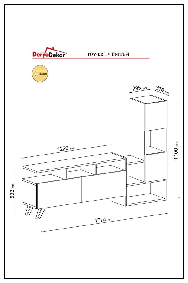 Tower Tv Ünitesi - 4