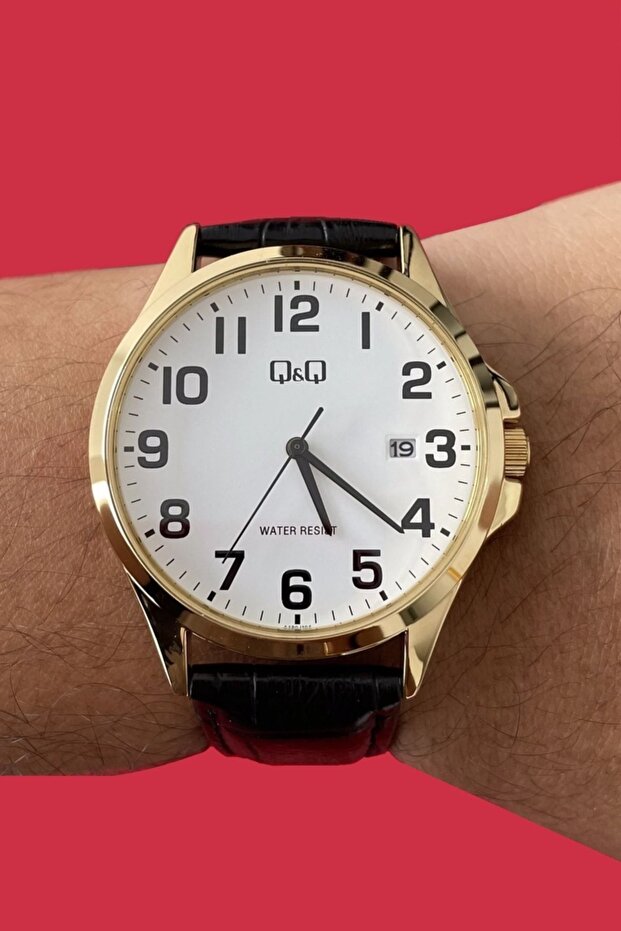 Takvimli Klasik Model Unisex Kol Saati - 1