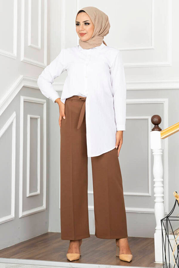 BOL PAÇA KUMAŞ PANTOLON - 3