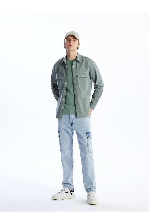 XSIDE Regular Fit Uzun Kollu Erkek Jean Gömlek - 2